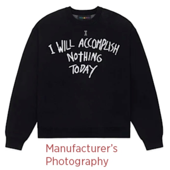 Teddy Fresh - I Will Accomplish Nothing Today Knit Sweater XL - Picture 3 of 13